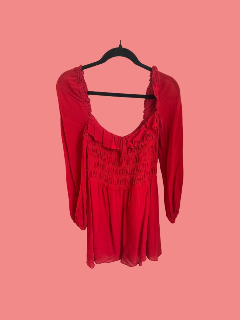 Red Summer Reformation Dress